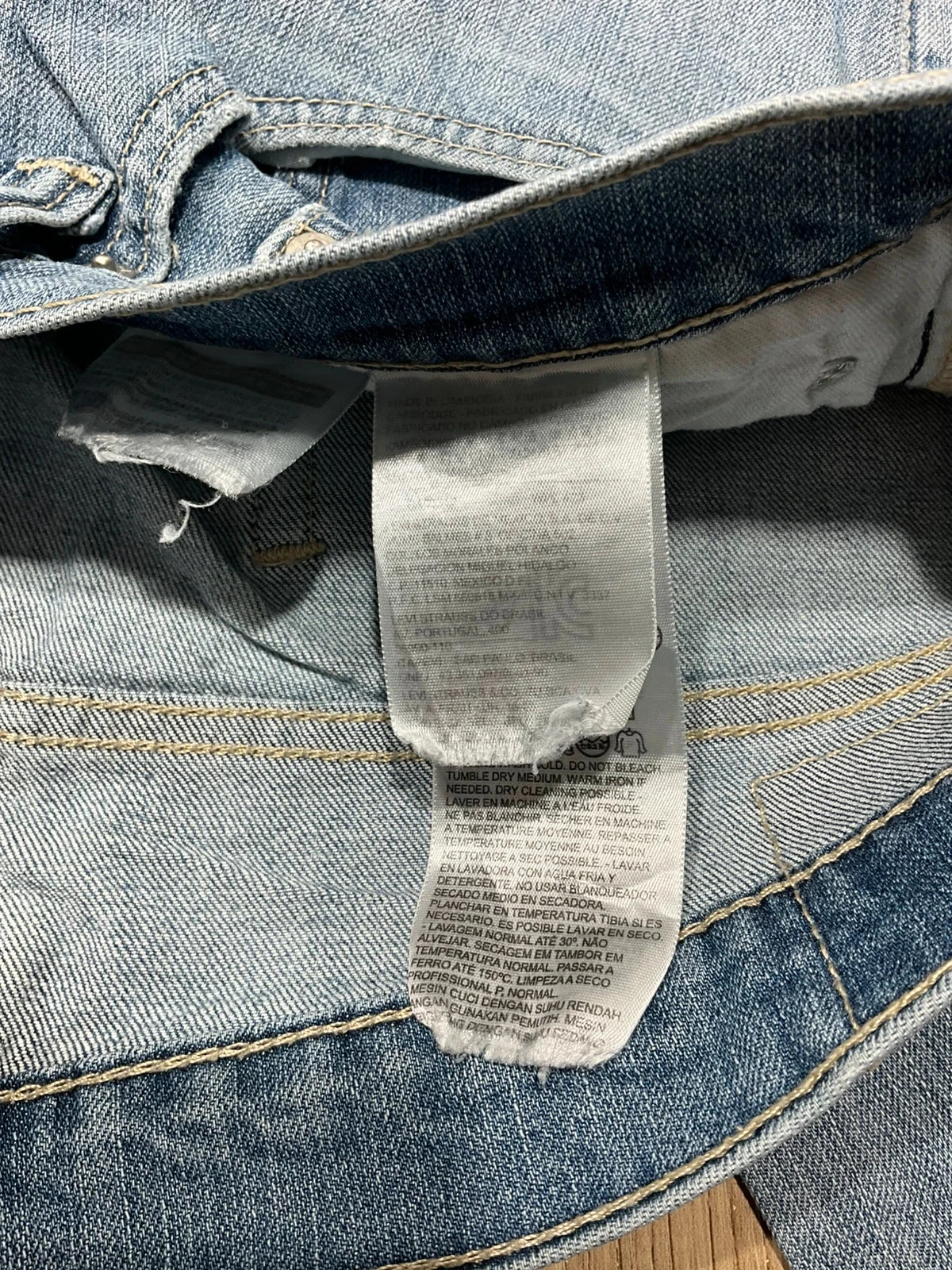 Jean Levi’s Homme 511 Slim W36 L32 Vintage 99% Coton Bleu Clair  Lvh 131 – photo 9